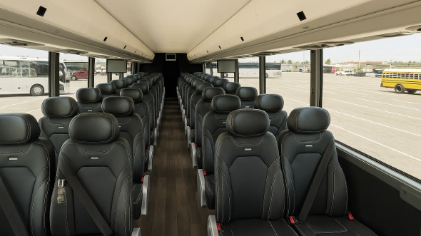 Interior of Nebraska Party Bus Company's 25 Passenger Minibus in Nebraska