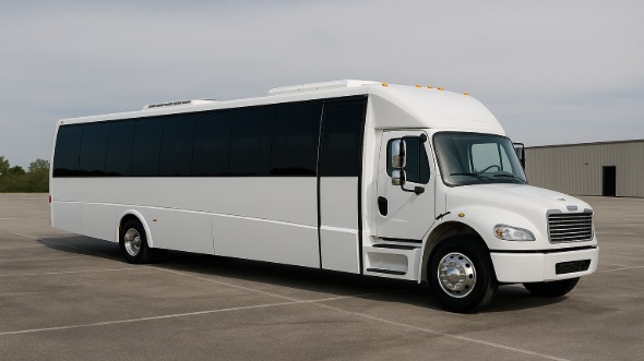 Exterior of Norfolk Party Bus Company's 30 Passenger Party Bus in Norfolk