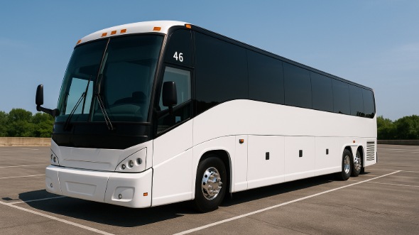 Exterior of Nebraska Party Bus Company's 50 Passenger Party Bus in Nebraska