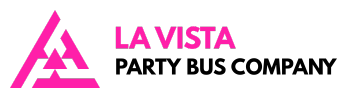 la vista party bus company logo